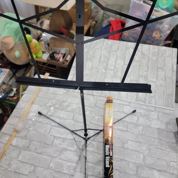 Proline GMS20 Music Stand Black, New Expandable‎ Easy Transport Black - Picture 2 of 9